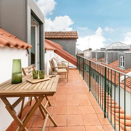 Downtown-terrasse Fabelhafte Aussichten Romantisches Penthouse By Interhome * Lisboa